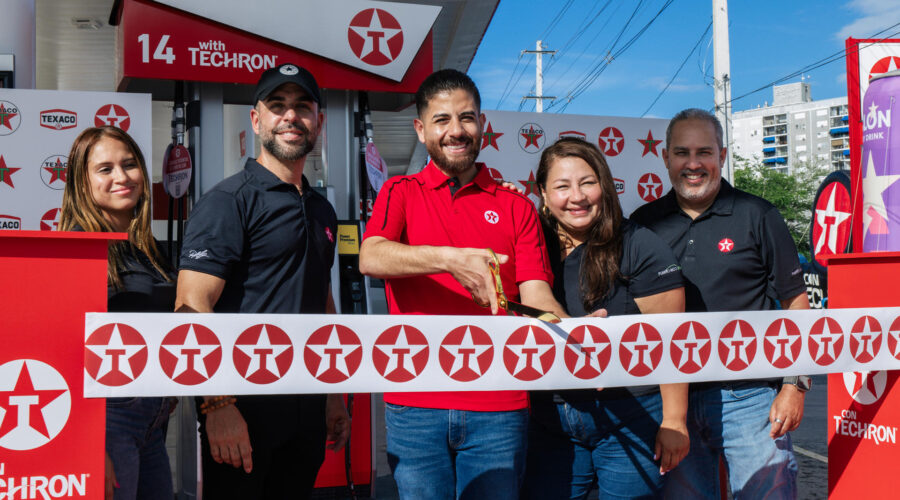 Texaco con Techron inaugura nueva estación de Servicio en Caparra