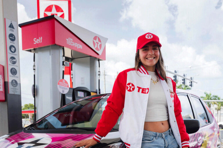 Texaco con Techron presenta a Fabianne Besosa en su Racing Team